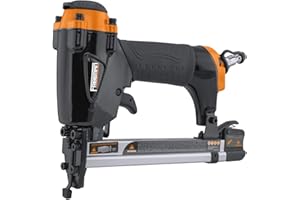 Freeman PFWS Pneumatic 20-Gauge 9/16" Fine Wire Stapler with Belt Hook – Compatible with Arrow T50 Staples