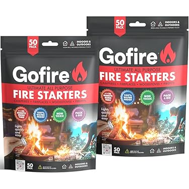 Pack De 288 Allume-feux Carrés En Bois Naturel - Pour Poêle, Cheminée, Barbecue, Campfire