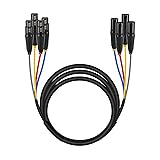 Phenyx Pro 4-Channel XLR Snake Cable,Color-Coded
