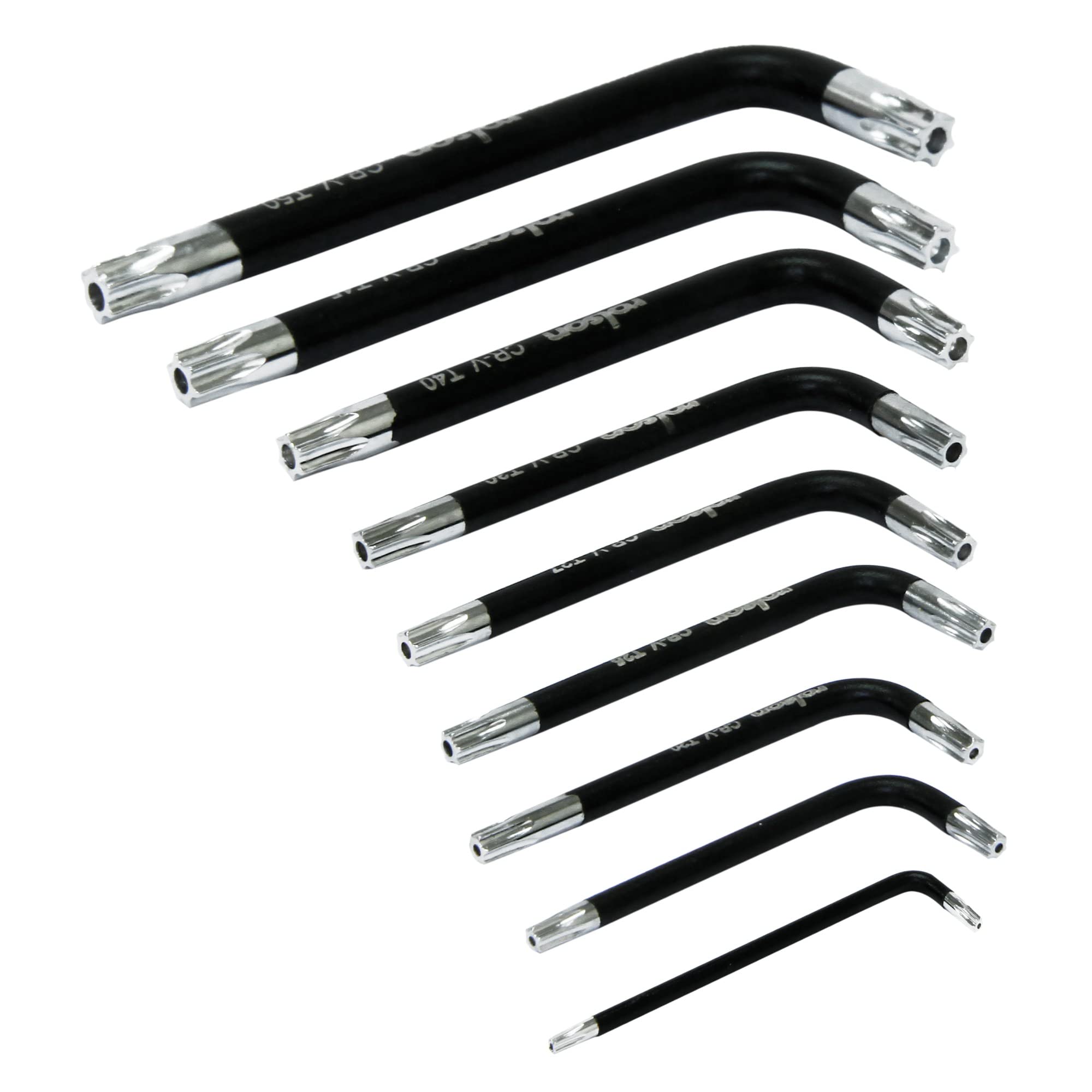 Rolson 40373 9 pc Short Arm Star Key Set