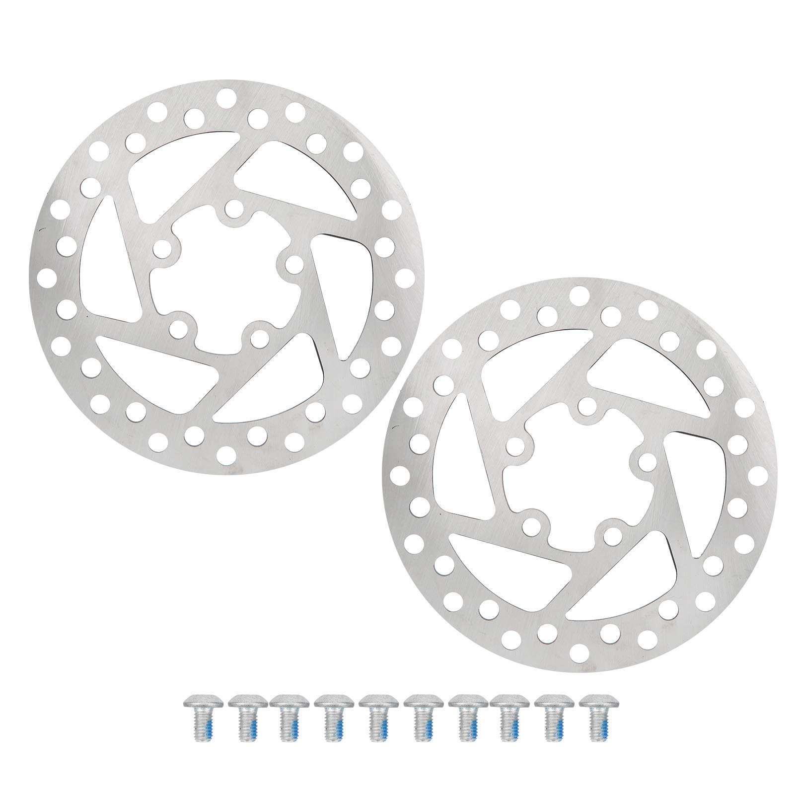 2 Pcs Disc Brake 120MM Aluminium Alloy Electric Scooter Disc Brake Pad Disc Conversion Accessories for Electric Scooter Ebike