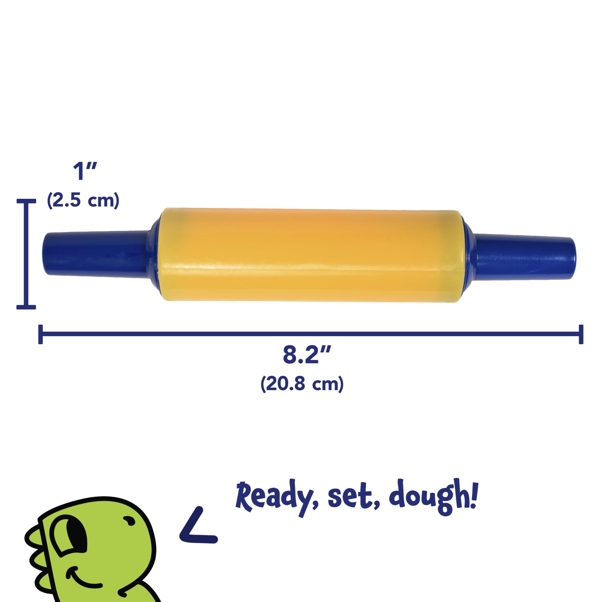 READY 2 LEARN Dough Tools | Set of 6 | Playdough Tool Set | Roll, Cut, Mold and Flatten | Art Supplies for Toddler Crafts