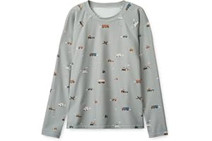 LDIOIF Girls and Boys Long Sleeve Rash Guard Shirt Neutral Swim Shirts