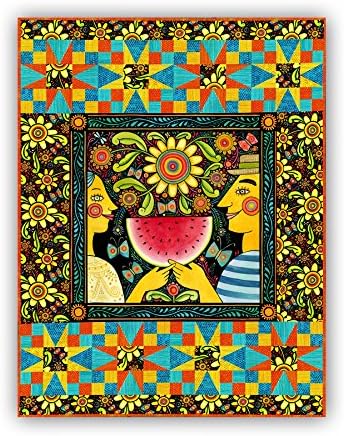 Quilt Kit - Wall Size - Four Seasons "Summer" - Both Sun &amp; Watermelon Included …