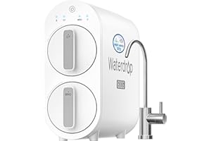 Waterdrop G2P600 Reverse Osmosis System, 600 GPD Tankless RO Water Filter System, Under Sink RO System, 7 Stage Filtration, 2
