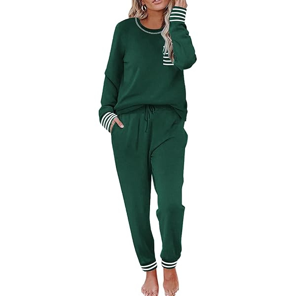 Chándal De Dos Piezas Para Mujer, Conjunto De Sudadera Con Capucha Y Pantalon, Chándal