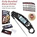 Digital Meat Thermometer- Best Waterproof Instant Read Thermometer with Talking Function, Backlight, Calibration, and Magnet. Super Fast Food Thermometer for Kitchen, Cooking BBQ, Grill!