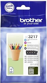 Brother LC-3217 Multicolour Ink Cartridges Value Pack for MFC-J5330DW view 1