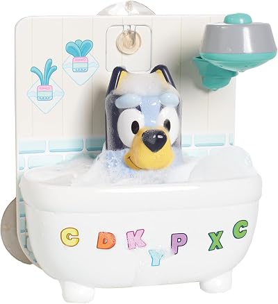 Toomies Shower & Scrub Bluey Bath Toy for Toddlers 18 Months+