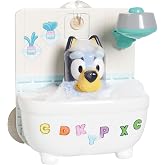 TOMY Toomies Shower &amp; Scrub Bluey Bath Toy by TOMY Toomies | Create Your Own Bubbles, Rinsing Showerhead, Removable Bluey Toy, Interactive Sensory Bath Toy, Ages 18 Months+