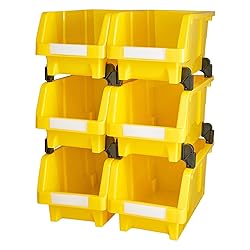 AERCANA Industrial Plastic Storage Bins Large Size
