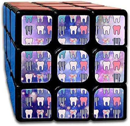 Cute Pattern Dental Assistant The Amazing Smart Cube,3x3x3 Stickerless Rubik's Cube For All Ages.