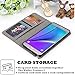 WenBelle for Galaxy Note 5 Wallet case, [Blazers Series] Wallet-Style Case, Stand Feature, isal Fabric and Leather-Look Design Wallet Cover Flip Cases for Samsung Galaxy Note 5 (Blue)