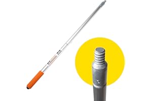 EZ Smart 21ft+ Extension Pole – Extendable Pole Reaches 1 to 16ft, Expandable with Add-a-Pole – Compact, Lightweight, and Durable – Fits Cleaning, Painting, Dusting & Fruit Picker Attachments