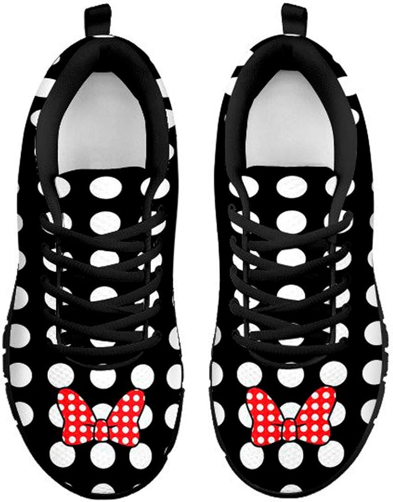 black and white tennis shoes on Amazon Com Tiny Dime Minnie Running Shoes Youth Girls Tennis Shoes Black White Sole Interior Hand Made Premium Quality Athletic