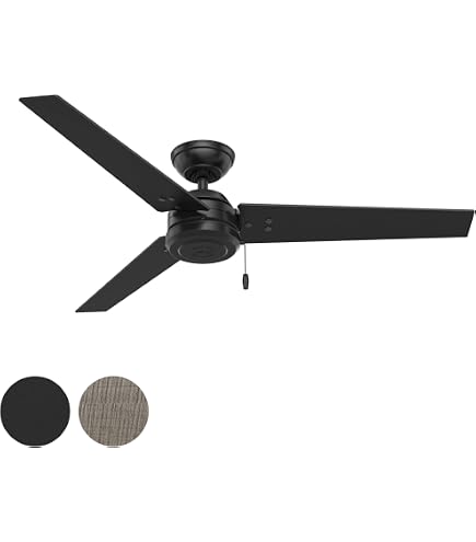 Amazon.com: Hunter 59262 Contemporary Cassius Matte Silver Ceiling
