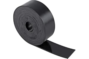Neoprene Rubber Sheet -1/8 Inch Thick x 2 Inch Wide x 10 Feet Long Neoprene Rubber Strips Rolls for DIY Gaskets, Pads, Seals,