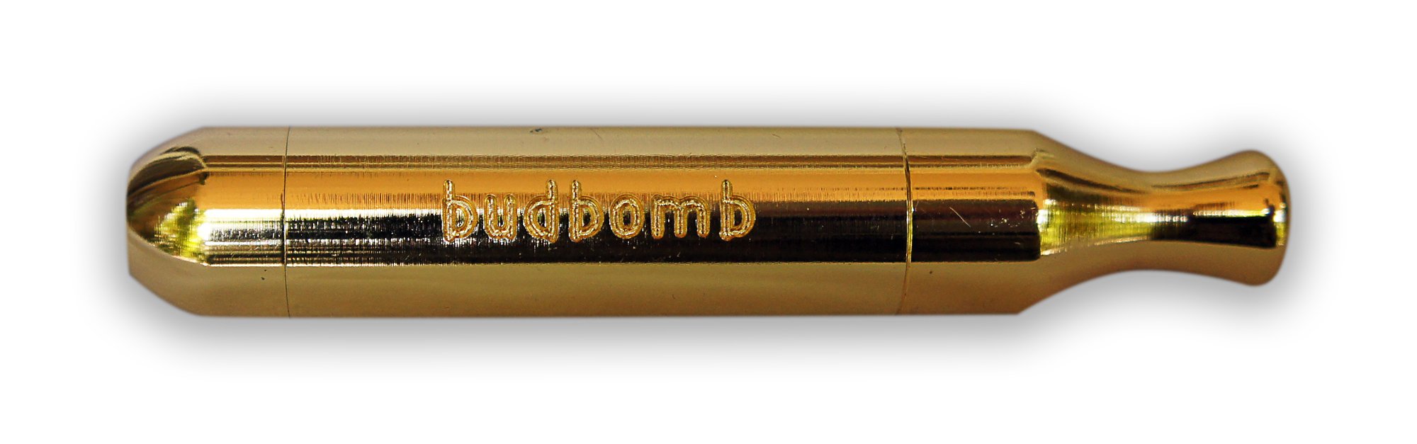 The ORIGINAL Budbomb, World Famous and Patented BUDBOMB Pipe - GOLD