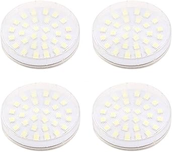 Bonlux 4-Pack 7W GX53 LED Birne Warmes Weiß 3000K CFL Ersatz GX53 LED
