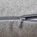JWH Sequin Eyelash Throw Pillow Covers Handmade Decorative Fun Accent Pillow Cases Cute Rectangle Cushion Covers Bedroom Car Sofa Couch Classroom 12x18 Inch with Zipper Silver Gray