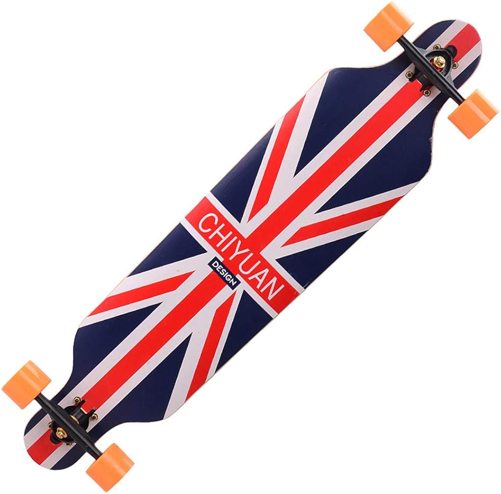 SportHome Standard Complete Skateboards 31x 8 Inch Longboard for Kids Adult Beginner Teen Girls Boys Kids Sports Outdoors: Clothing
