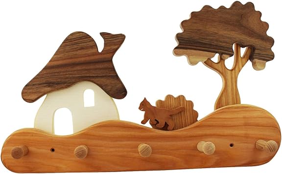 Porte manteau bois enfant Clearance