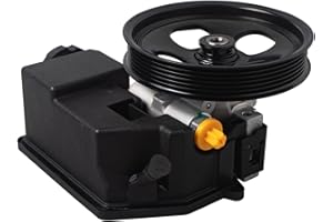 AUQDD 20-66989 New Power Steering Pump (For 2.8L 2.9L 3.5L 3.7L) Compatible With 2004-2012 Chevy Colorado /04-12 GMC Canyon (Power Assist Pump Replace 96-66989 N734-74144 15192791 8151922840)