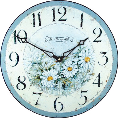 Roger Lascelles Wild Daisies Wall Clock