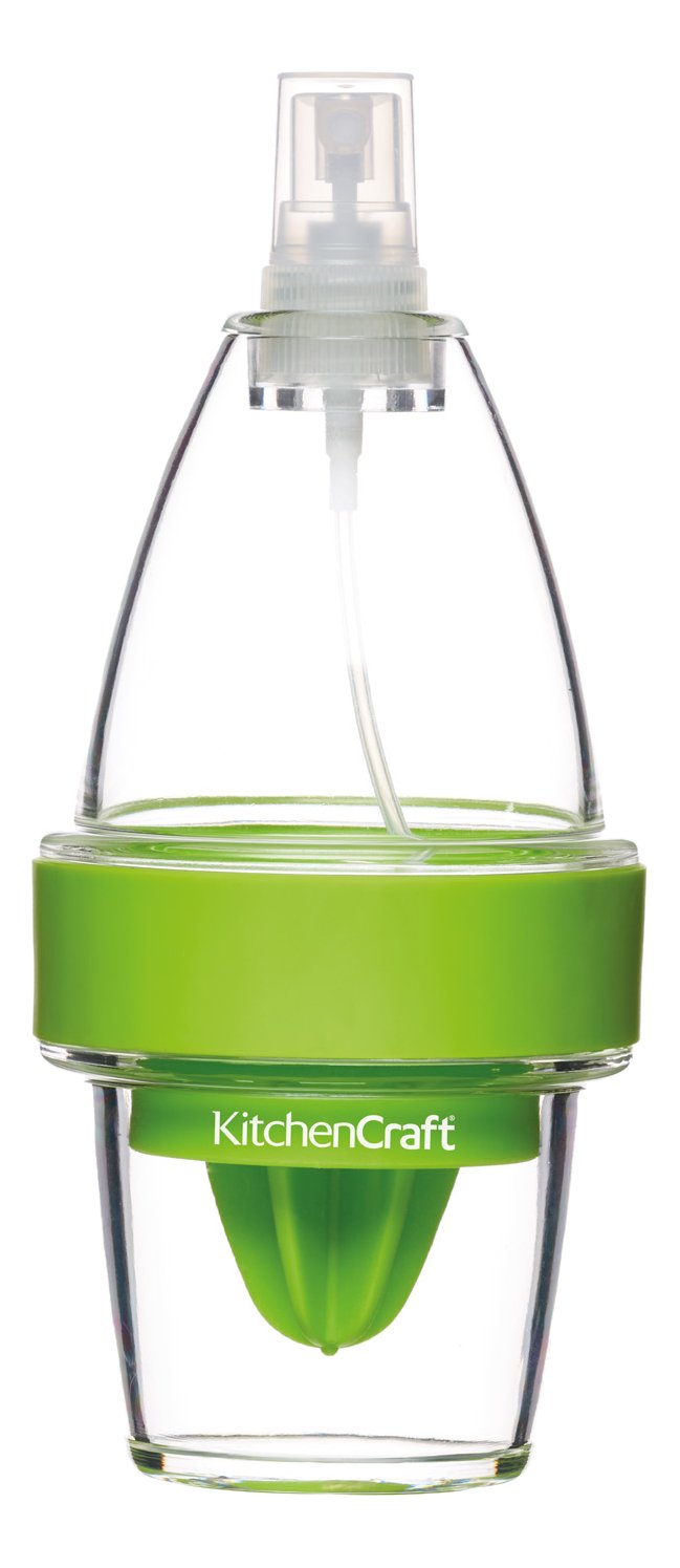 KitchenCraft Healthy Eating Citrus Spritzer and Juicer Bottle, 15 ml (5.5 fl oz)