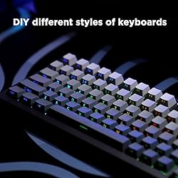 YUNZII Black Gray Gradient Dye Sub PBT