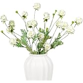 Srifoliage Artificial Flowers (6, White)