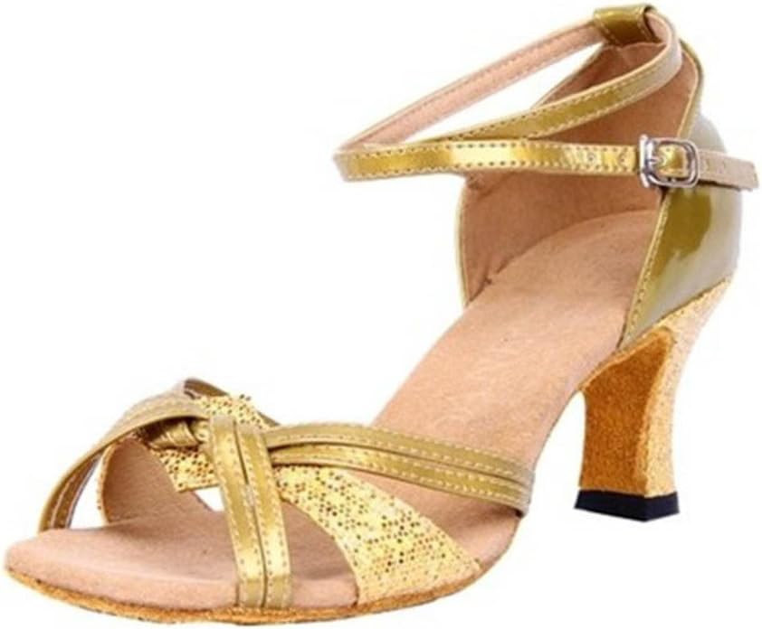 WYMNAME Womens Latin Dance Shoes,Soft Bottom Lightweight Indoor Sandals Modern Dance Shoes