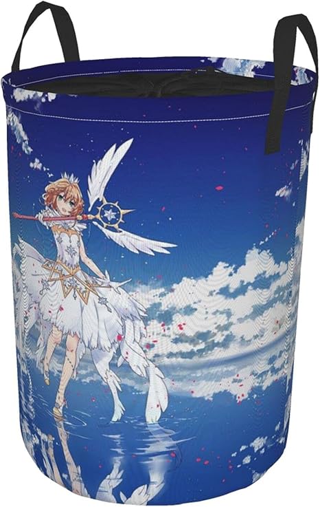 Amazon Co Jp カードキャプターさくら 洗濯かご ランドリーバッグ 壁掛け収納 吊り下げ収納 洗濯ボックス 洗濯物入れ脱衣かご おしゃれ ランドリー収納 汚れた服の収納袋 ホーム キッチン