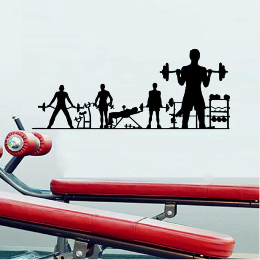 Qbbes 30 * 73Cm 3D Gym Wall Sticker PVC Removable Waterproof Art Decals
