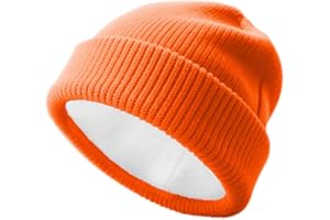 SPLASHGRIP Winter Beanie for Men Women Soft Fleece Lined Warm Knit Hat Ski Stocking Hat Thermal Thick Caps Unisex