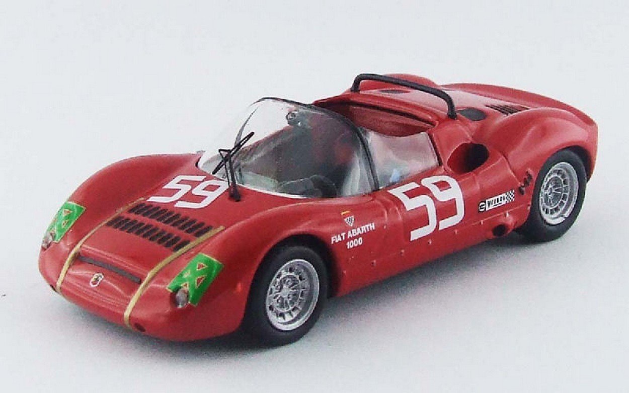 BEST MODEL BT9530 ABARTH SP 1000 N.59 15th 1000 Km MONZA 1968 PASOTTI-GRANO 1:43