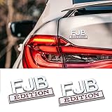 VAGURFO 2 Pack FJB Edition Car Stickers Emblem,Car