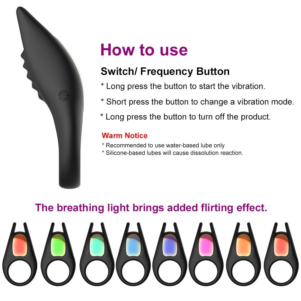 Penisring Vibratoren Silikon, James Love Cockring 10 Modi Vibration mit Mini Rabbit Vibratoren für sie Klitorisstimulator,100% Wasserdicht und Aufladbar, Perfekt Sexspielzeug für Paare, Sie und Ihn, Neues Jahr An,Valentinstag Geschenk