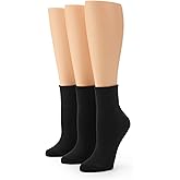 No Nonsense womens Cotton Basic Cuff Sock