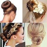 TRIXES Hair Bun Snap Band Styling Tool Pack of 3 Easy Updo Beauty Aid view 5