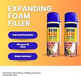 Elito Home & Garden 3 x Expanding Foam PU Bond 500ml - Fill Sealing Insulation view 2