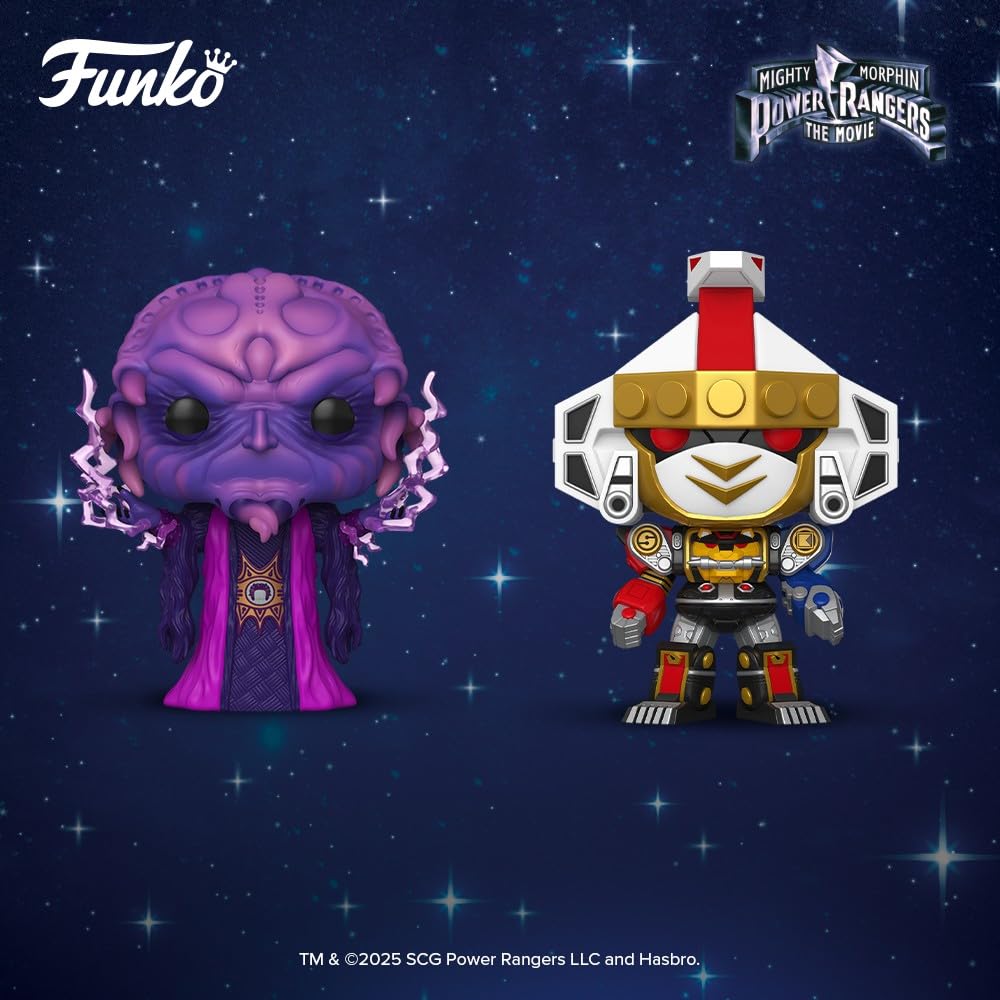 Funko Pop! Super: Mighty Morphin Power Rangers: The Movie - Ninja Megazord - Metallic - Power Rangers Movie - Collectable Vinyl Figure - Gift Idea - Official Merchandise - Toys for Kids & Adults