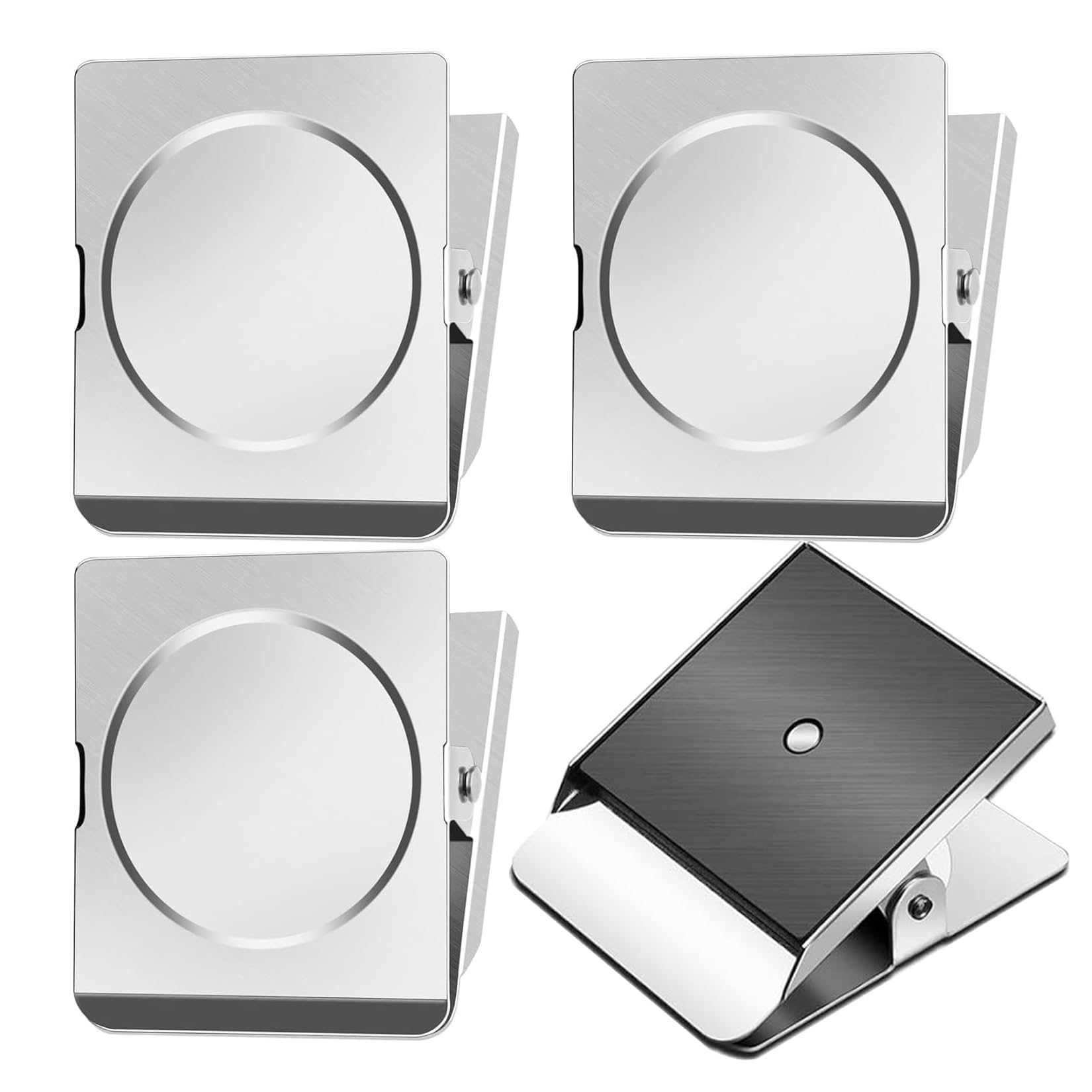 Grtard 4 Pack 2.2 Inch Extra Large Magnetic Clips Heavy Duty, Strong Large Fridge Magnet Clips, Whiteboard Magnet Clip for Whiteboard, Kitchen, Office, Classroom, Bags, DIY