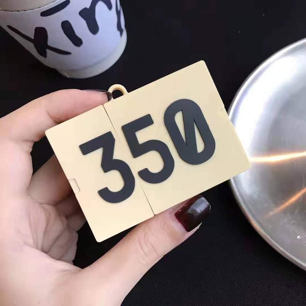 RROVE Fashion Cute Colorful 350 Shoe Box Soft Silicone Protective Cover Shockproof Case Skin With Lanyard for Airpods 1/2 Charging Box