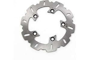 Arashi Rear Brake Disc Rotor for Yamaha YZF R6 2003-2019 / YZF R1M 2015-2020 / MT10 FZ10 2016-2020 ABS/MT-10 SP 2017-2018 Motorcycle Replacement Accessories Silver FZ-10