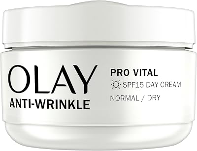 Olay Anti-Wrinkle Pro Vital Day Cream SPF15 Mature Skin Reduce Lines Wrinkles