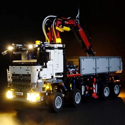 YVSoo LED Licht-Set für Baustein Spielzeug LED Beleuchtung Kit für Lego Technic 42043 Mercedes-Benz Arocs 3245 - Modell Nicht