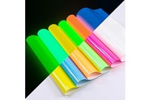 Glow in The Dark Heat Transfer Vinyl - 10PCS Glow in The Dark Vinyl Iron on Vinyl for Cricut T Shirts by TransWonder
