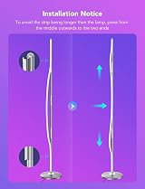 Govee LED Floor Lamp RGBIC Modern Silver Corner Lamp 61 Scene 8 Music view 7