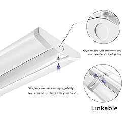 AntLux 4FT LED Wraparound Light Fixture 50W Ultra